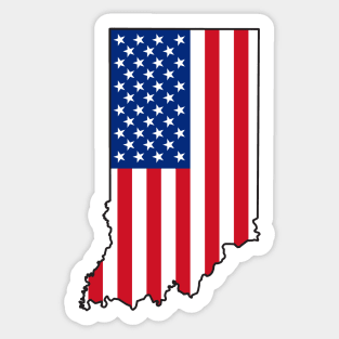 Indiana USA Sticker